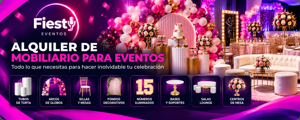 Alquiler de mobiliario para eventos